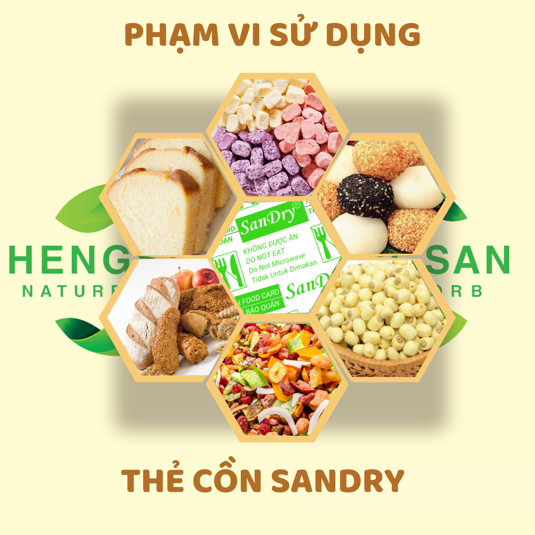 THẺ CỒN SANDRY - PHẠM VI SỬ DỤNG